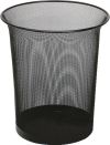 WIRE WASTE BASKET - BLACK