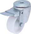 100mm B/H SWIVEL CASTOR(S/S)N/W & BRAKE