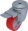 80mm B/H SWIVEL CASTOR(ZINC)P/N WL/BRAKE