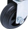 100mm BL/RUB TYRE PLASTIC PL/BORE CENTRE