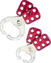 805840 LOCKOUT HASP 25mmRED