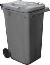 BIN.120/AN ANODISED GREY120LTR CAP. WHEELIE BIN