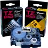 BROTHER TZE-521 9mm P-TOUCH TAPE BLACK/BLUE