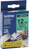 BROTHER 12mm P-TOUCH TAPE GREEN (TZE-731)