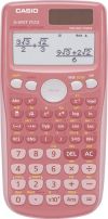 CASIO TWIN POWERED SCIENTIFIC CALCULATOR PINK