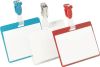 54x85mm SECURITY PASS HOLDER + CLIP RED (PK-25)
