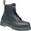 BLACK 7 EYELET SAFETY BOOT SIZE 6-6601 (113B)