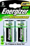 ENERGIZER D RECHARGEABLEBATTERY NiMH (PK-2)