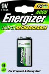 ENERGIZER 9V RECHARGEABLE BATTERY NiMH