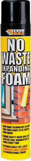 NO WASTE EXPANDING FOAM 750ml