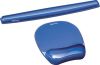 CRYSTAL GEL KEYBOARD WRIST REST BLUE