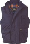 SANDOWN POLYCOTTON BODY WARMER NAVY XX/LARGE