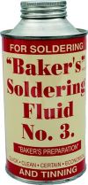 BAKERS SOLDERING FLUX-FLUID GRADE 3 250ml