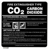 S/IL/C CO2 EXTINGUISHANTLABEL