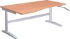 1400mm LH WAVE HEIGHT ADJUSTABLE TABLE CHERRY