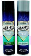 HAMMERITE PAINT 400ml AEROSOL BLACK