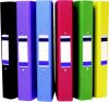 RING BINDER PAPER/BOARD A4 2 RING 25mm YELLOW (10)