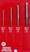 4PCE SCREW EXTRACTOR SET