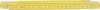 1M WOODEN FOLDING RULE YELLOW METRIC/INCH