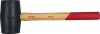 24oz BLACK RUBBER MALLETWOOD SHAFT
