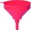 160mm POLYETHYLENE FUNNEL WITH ANTI-SPLASH RIM