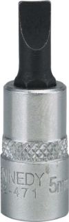 7mm SLOTTED SCREWDRIVER SOCKET BIT 1/4