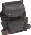3-POCKET 2-LOOP LARGE NAIL & TOOL POUCH OIL TAN