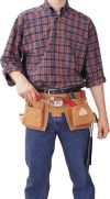 10-POCKET 2-LOOP MEDIUM TOOL & NAIL POUCH