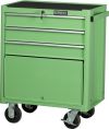 GREEN 3-DRAWER PROFESSIONAL ROLLER CABINET