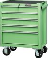 GREEN 5-DRAWER PROFESSIONAL ROLLER CABINET