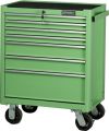 GREEN 7-DRAWER PROFESSIONAL ROLLER CABINET