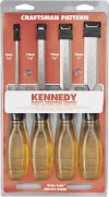 CRAFTSMAN BEVEL EDGE WOOD CHISELS (SET-4)