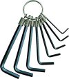 1.5-6mm HEXAGON WRENCH SET ON RING (8-PCE)