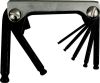 HEXAGON BALL WRENCH CLIPSET - INCH 7-PCE