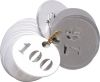 30mm ALUMINIUM I.D. DISCS 1-100 (BOX-100)