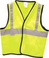 CHILDRENS HI-VIS WAISTCOAT POLYESTER 4-6 YEARS