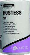 8653 HOSTESS 320 TOILET TISSUE WHITE (18x2 ROLLS)