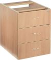 KIS 3-DRAWER FIXED PEDESTAL BEECH