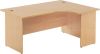 1600mm LH PANEL END CRESCENT DESK BEECH