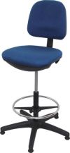 DRAUGHTSMANS CHAIR ROYALBLUE FABRIC