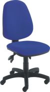 24 HOUR MANAGERS FABRIC BLUE CHAIR