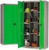 SILVER/YELLOW IND. 12-COMP CUPBOARD 1780x915x460mm