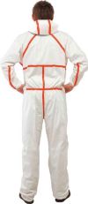 4565 COVERALL WHITE/RED TYPE-4/5/6 (XL) 4565 COVERALL WHITE/RED TYPE-4/5/6 (XL)