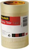 19mmx33M SCOTCH EASY TEAR CLEAR TAPE (PK- 8)