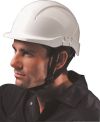 S08WF CONCEPT REDUCED PEAK VENTED HELMET - WHITE