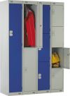 1800x300x300mm 1-DOOR LOCKER GREY/BLUE