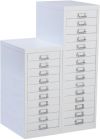 10-DRAWER LOCKING MULTI-DRAWER GREY