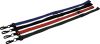 15mm LANYARDS BLACK (PK-25)