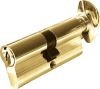 KEY & TURN EURO PROFILE CYLINDER 70mm PB