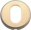 BRASS OVAL PROFILE ESCUTCHEON